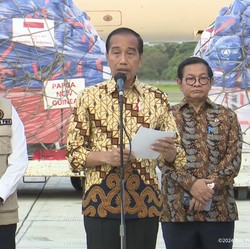 Jokowi Lepas Bantuan RI ke Papua Nugini-Afganistan, Nilainya Rp 37,5 M