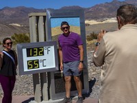 Potret 'Cuaca Neraka' di AS, Suhu Tembus 55 Derajat Celcius