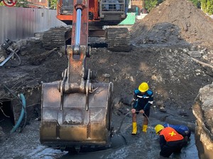 Saluran Lawas Jadi Alasan Proyek Tunnel TIJ Surabaya Jebol Pipa PDAM