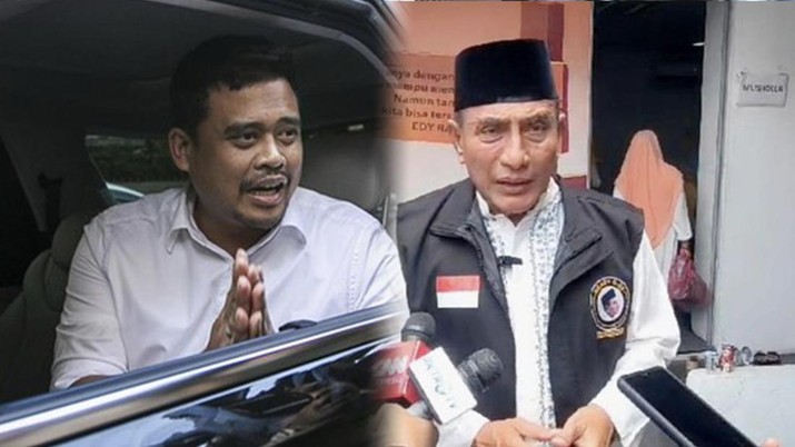 Foto kolase Bobby Nasution dan Edy Rahmahmayadi. (CNN Indonesia)