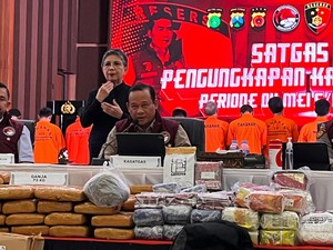 Satgas P3GN Polri Bongkar 7 Kasus Narkoba Menonjol dalam 2 Bulan Terakhir