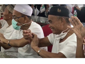 Melihat Keseruan Senam Jantung Sehat Jemaah Haji di Madinah