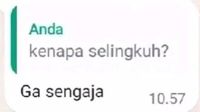 Kumpulan Chat yang Pada Ketahuan Selingkuh, Auto Panik Gak Tuh?