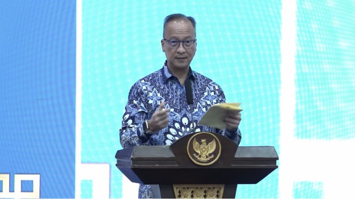 Menteri Perindustrian, Agus Gumiwang Kartasasmita meluncurkan Peraturan Pemerintahan No.20 Tahun 2024 tentang Perwilayahan Indsurti. Menteri Perindustrian, Agus Gumiwang Kartasasmita meluncurkan Peraturan Pemerintahan No.20 Tahun 2024 tentang Perwilayahan Indsurti. (Tangkapan Layar youtube Kemenperin_RI)