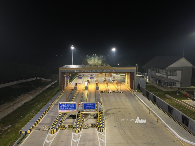 Pengerjaan 2 ruas Tol Kuala Tanjung-Tebing Tinggi-Parapat (Kutepat) bagian Tol Trans Sumatera 100 persen rampung. (Dok: PT Hutama Marga Waskita)