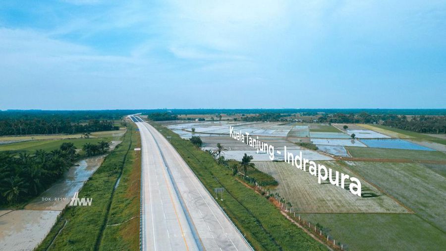 Pengerjaan 2 ruas Tol Kuala Tanjung-Tebing Tinggi-Parapat (Kutepat) bagian Tol Trans Sumatera 100 persen rampung. (Dok: PT Hutama Marga Waskita)