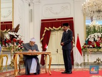 Jokowi Puji Grand Syekh Al-Azhar: Yang Mulia Disambut Baik Muslim RI