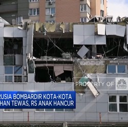 Rusia Bombardir Kota-Kota Di Ukraina, Puluhan Tewas & RS Anak Hancur