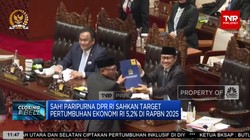 Sah! DPR RI Sahkan Target Pertumbuhan Ekonomi RI 5,2% di RAPBN 2025
