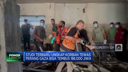 Studi Terbaru Ungkap Korban Tewas Perang Gaza Bisa Tembus 186.000 Jiwa