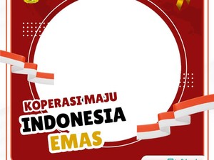 20 Twibbon dan Ucapan Hari Koperasi Nasional ke-77 untuk 12 Juli 2024