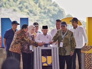 Diresmikan Wapres, Bendungan Cipanas Diharap Genjot Produksi Padi