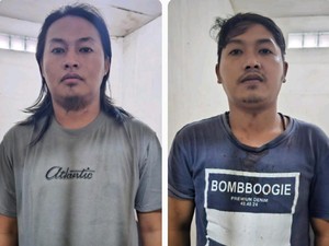Tampang Kakak-Adik Pembunuh Buruh di Pasuruan Saat Menyerahkan Diri