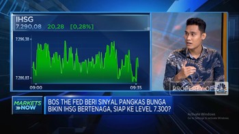 Bos The Fed Beri Sinyal Pangkas Suku Bunga, IHSG Siap Tembus 7.300?
