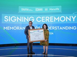 BRI Gandeng Manulife Indonesia Permudah Pembayaran Premi Asuransi Nasabah