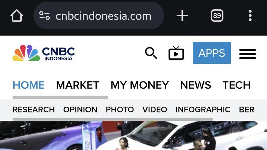 Ilustrasi tab Chrome terbuka banyak