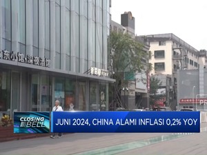  Juni 2024, China Alami Inflasi 0,2% (yoy)