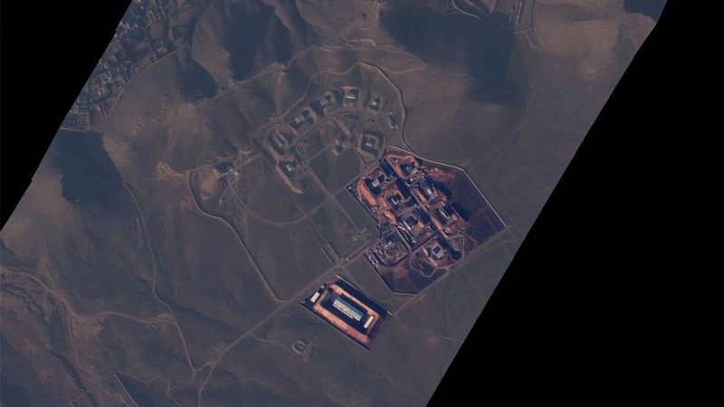Foto satelit menunjukkan lokasi uji coba mesin rudal di kompleks Khojir, dekat Teheran, Iran, dalam gambar selebaran yang diperoleh Reuters pada 5 Juli 2024. (Planet Labs PBC and Middlebury Institute of International Studies at Monterey, James Martin Center for Nonproliferation Studies/Handout via REUTERS)