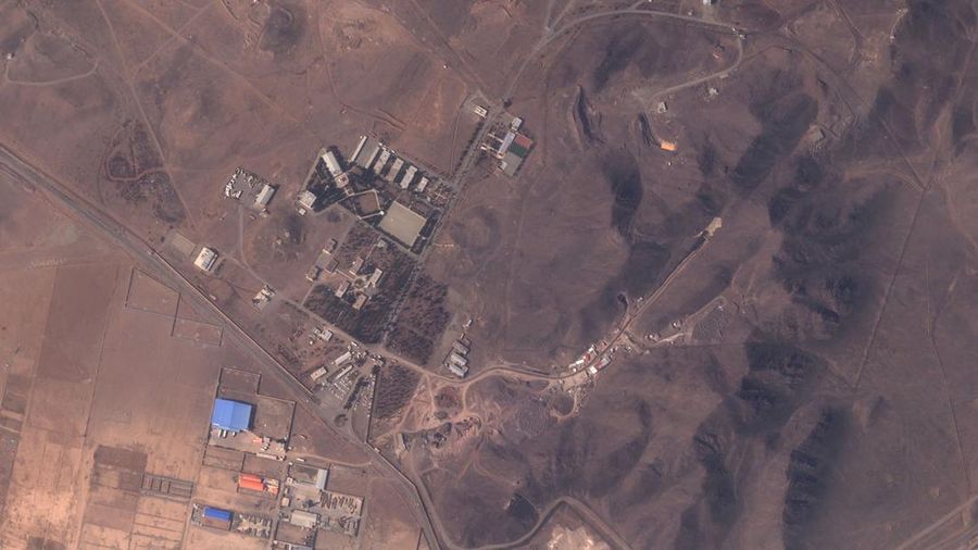 Foto satelit menunjukkan lokasi uji coba mesin rudal di kompleks Khojir, dekat Teheran, Iran, dalam gambar selebaran yang diperoleh Reuters pada 5 Juli 2024. (Planet Labs PBC and Middlebury Institute of International Studies at Monterey, James Martin Center for Nonproliferation Studies/Handout via REUTERS)