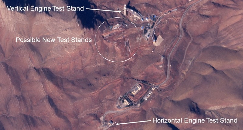 Foto satelit menunjukkan lokasi uji coba mesin rudal di kompleks Khojir, dekat Teheran, Iran, dalam gambar selebaran yang diperoleh Reuters pada 5 Juli 2024. Foto satelit menunjukkan lokasi uji coba mesin rudal di kompleks Khojir, dekat Teheran, Iran, dalam gambar selebaran yang diperoleh Reuters pada 5 Juli 2024. (Planet Labs PBC and Middlebury Institute of International Studies at Monterey, James Martin Center for Nonproliferation Studies/Handout via REUTERS)