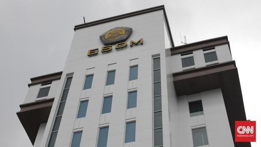 Gedung Kementerian ESDM. (CNN Indonesia)