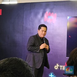 Erick Thohir Titip Pesan Khusus Buat Bos-Bos TikTok