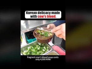 Olahan Darah Sapi Ini Jadi Menu Sarapan Favorit di Korea Selatan