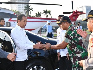 Jokowi Kunker ke Lampung Pakai Helikopter Super Puma, Bakal Tinjau RSUD