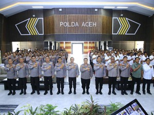 Kaops NCS Polri Beri Arahan di Polda Aceh Jelang Pilkada: Junjung Persatuan
