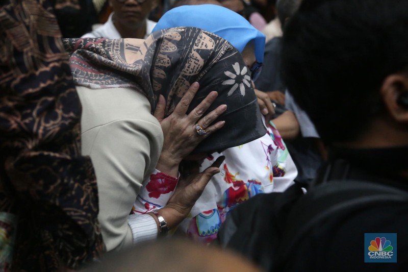 Majelis Hakim Pengadilan Tindak Pidana Korupsi Jakarta menjatuhkan pidana terhadap terdakwa mantan Menteri Pertanian Syahrul Yasin Limpo pidana penjara 10 tahun dan denda sejumlah Rp 300 juta dalam tindak pidana pemerasan dan gratifikasi di lingkungan Kementerian Pertanian di Pengadilan Tipikor Jakarta, Kamis (11/7/2024). (CNBC Indonesia/Muhammad Sabki)