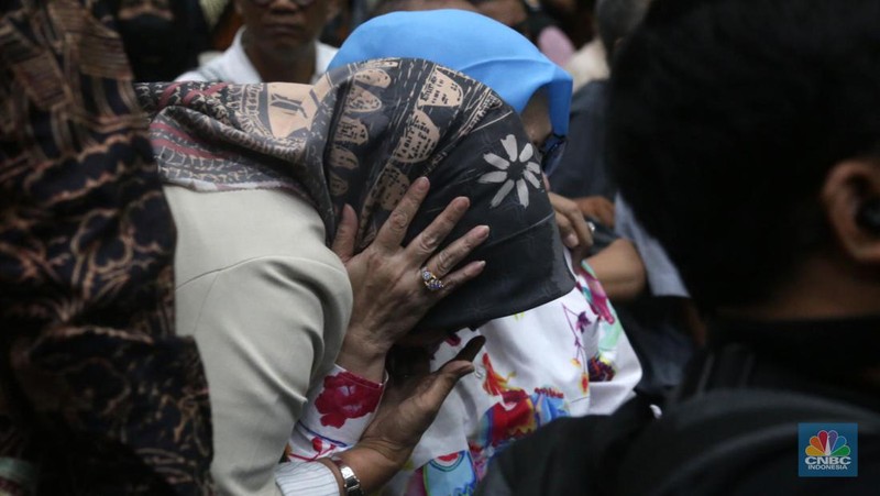 Majelis Hakim Pengadilan Tindak Pidana Korupsi Jakarta menjatuhkan pidana terhadap terdakwa mantan Menteri Pertanian Syahrul Yasin Limpo pidana penjara 10 tahun dan denda sejumlah Rp 300 juta dalam tindak pidana pemerasan dan gratifikasi di lingkungan Kementerian Pertanian di Pengadilan Tipikor Jakarta, Kamis (11/7/2024). (CNBC Indonesia/Muhammad Sabki)