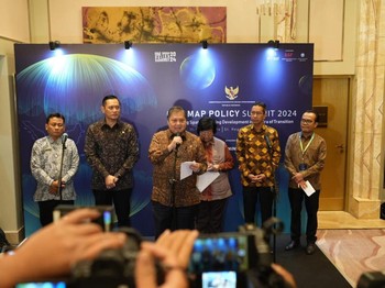 Airlangga Paparkan Hasil & Pembahasan One Map Policy Summit 2024