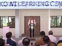 Jokowi Resmikan Gedung Jokowi Learning Center di Lampung Selatan