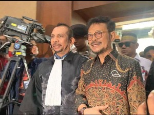 Ekspresi SYL Jelang Sidang Vonis Kasus Pemerasan Anak Buah