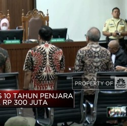 Detik-Detik Eks Mentan SYL Divonis 10 Tahun Penjara & Denda Rp300 Juta