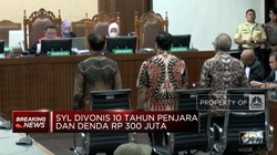 Detik-Detik Eks Mentan SYL Divonis 10 Tahun Penjara & Denda Rp300 Juta