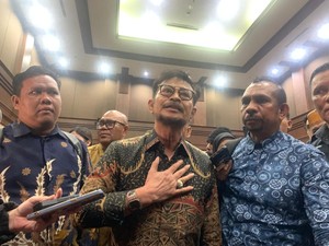 SYL Ucap Terima Kasih ke Jokowi dan Surya Paloh Usai Divonis 10 Tahun Bui