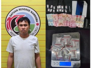 Bandar Narkoba di OKU Diringkus, dalam Rumahnya Ada 14 Paket Sabu