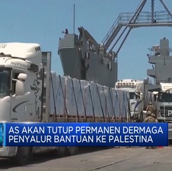 Video: AS Akan Tutup Permanen Dermaga Penyalur Bantuan ke Palestina