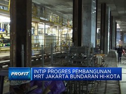 Video: Intip Progres Pembangunan MRT Jakarta Bundaran HI-Kota