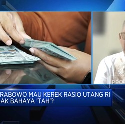 Rasio Utang 50% & Prabowo Tambah Kementerian, Kantong Negara Aman?