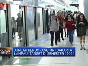 Video: Jumlah Penumpang MRT Jakarta Lampaui Target di Semester I 2024