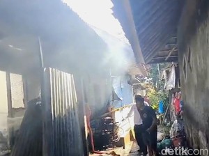 Masak Nasi Ditinggal Tidur Picu Kebakaran di Permukiman Padat Penduduk