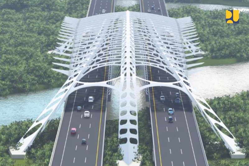 Kementerian Pekerjaan Umum dan Perumahan Rakyat (PUPR) terus mempercepat kesiapan infrastruktur untuk Upacara Bendera HUT ke-79 Kemerdekaan RI di IKN. (Dok. PUPR)