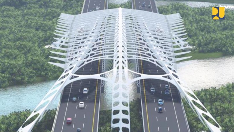 Kementerian Pekerjaan Umum dan Perumahan Rakyat (PUPR) terus mempercepat kesiapan infrastruktur untuk Upacara Bendera HUT ke-79 Kemerdekaan RI di IKN. (Dok. PUPR)