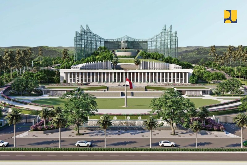 Kementerian Pekerjaan Umum dan Perumahan Rakyat (PUPR) terus mempercepat kesiapan infrastruktur untuk Upacara Bendera HUT ke-79 Kemerdekaan RI di IKN. Kementerian Pekerjaan Umum dan Perumahan Rakyat (PUPR) terus mempercepat kesiapan infrastruktur untuk Upacara Bendera HUT ke-79 Kemerdekaan RI di IKN. (Dok. PUPR)