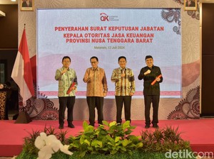 Rudi Sulistyo Dikukuhkan Sebagai Kepala OJK NTB