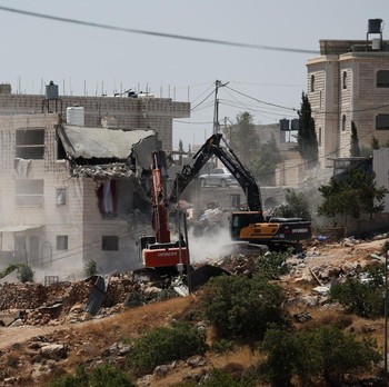 Detik-Detik Tentara Israel Hancurkan Rumah Warga Palestina