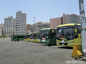 Suasana Terminal Syib Amir Seusai Jemaah Tinggalkan Makkah