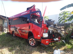 Polisi Tak Temukan Jejak Rem Elf di TKP Kecelakaan Maut Tol Boyolali